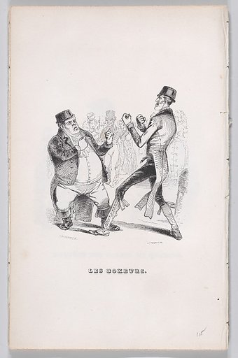 The Boxers, from "The Complete Works of Béranger"