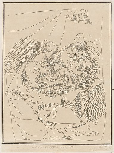 The Holy Family with the infant Saint John the Baptist