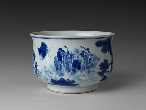 Incense Burner with the Eighteen Luohans