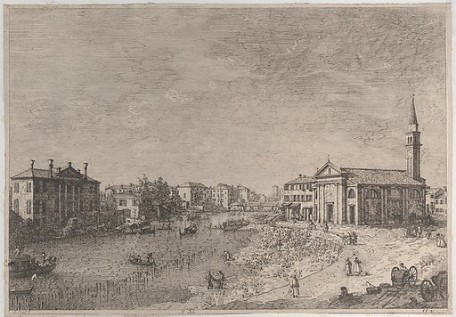 Al Dolo: the church of Dolo, dedicated to San Rocco, on the bank of the Brenta, facing the villa Zanon-Bon