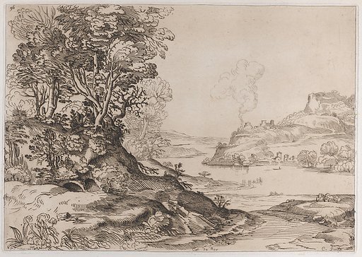 A nymph and shepherd