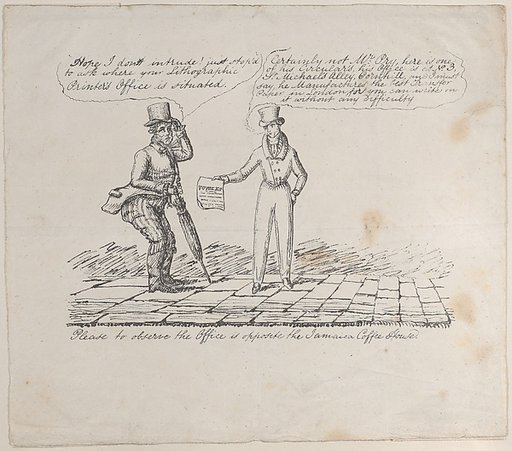 Trade Card for Vowles Lithographic Printer's Office, Printer