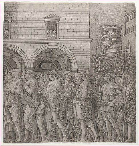 The Triumph of Caesar: the senators