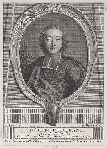Portrait of Charles d'Orleans, Abbe of Rothelin