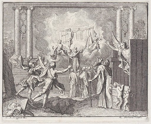 Book 5, Fable 14: the present and the future (Le present et l'avenir), from "Fables Nouvelles"