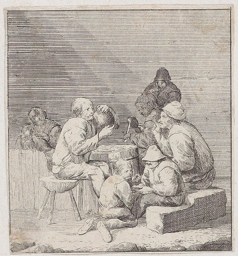 Man drinking from a pitcher