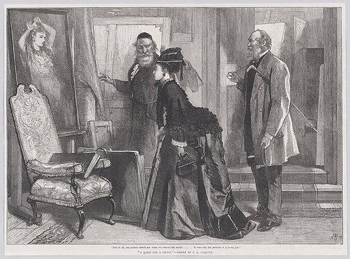 A Quest for a Cousin, from "Illustrated London News"