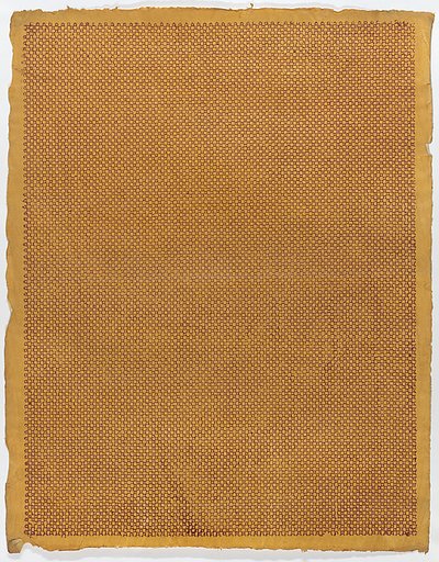 Sheet with an overall honeycomb pattern