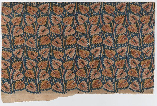 Sheet with overall leaf pattern
