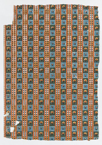 Sheet with an overall geometric pattern