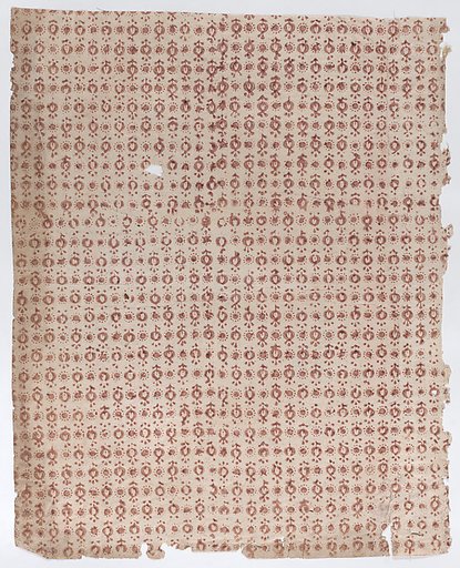 Sheet with overall pattern of various kinds of dots