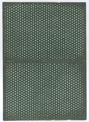 Book cover with overall pattern of stars and stripes