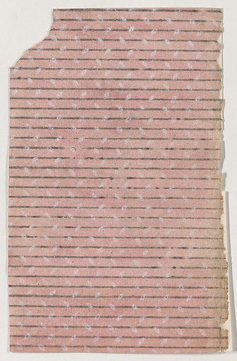 Sheet with overall pattern of stripes and dashes