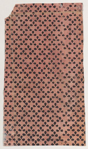 Sheet with overall pattern of dots in triangular shapes