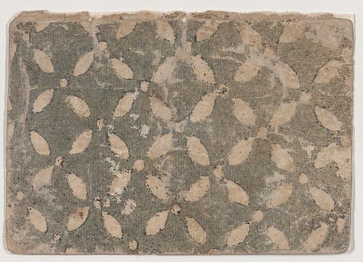 Sheet with faded floral pattern