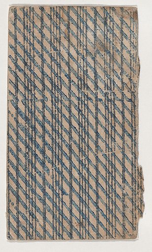 Sheet with horizontal and diagonal stripe pattern
