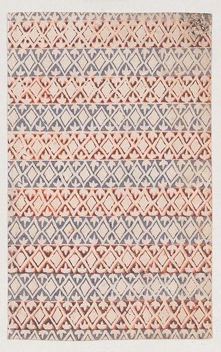 Sheet with overall pattern of diamond shapes