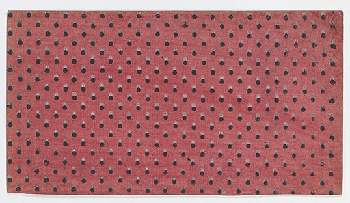 Sheet with an overall dot pattern