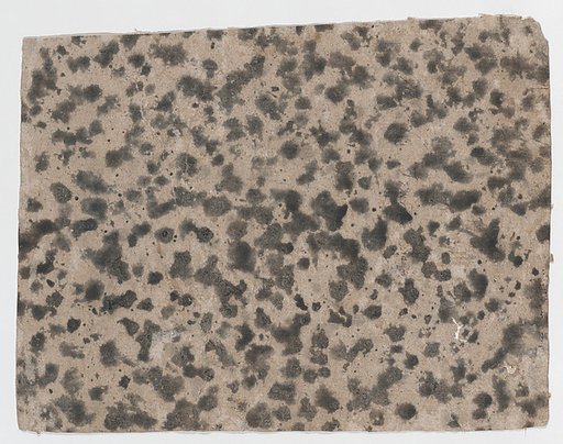 Sheet with an overall splotchy pattern