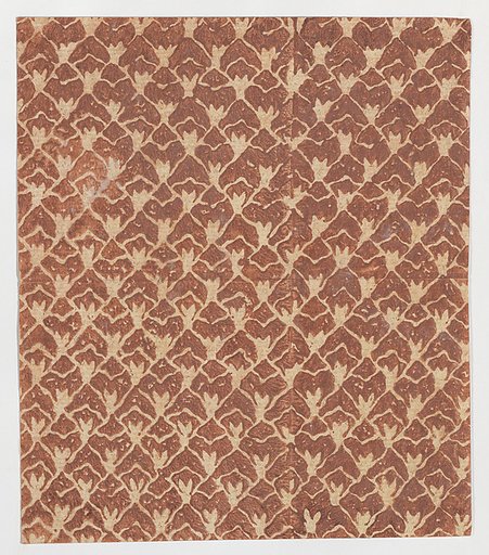 Sheet with overall abstract pattern