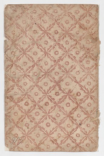 Sheet with overall pattern of flowers and circles
