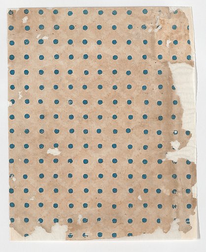 Sheet with overall dot pattern