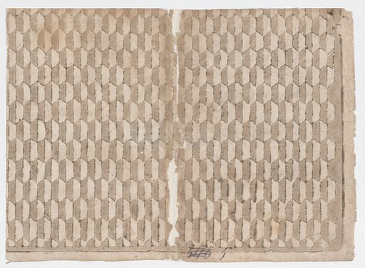 Sheet with overall abstract pattern