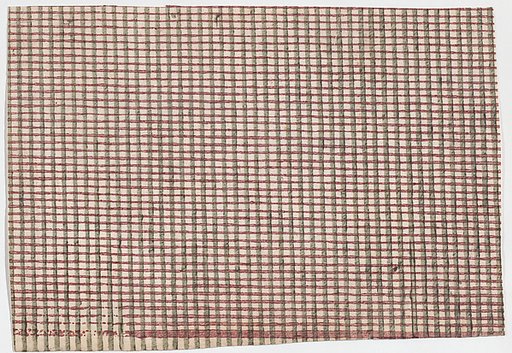 Sheet with overall crisscross pattern