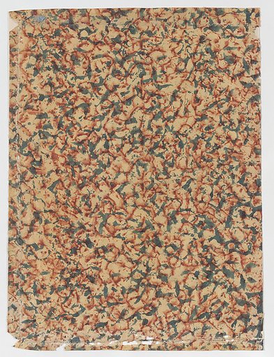 Sheet with overall splotchy pattern