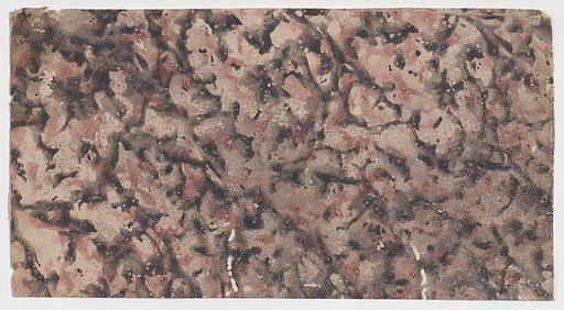 Sheet with overall splotchy pattern