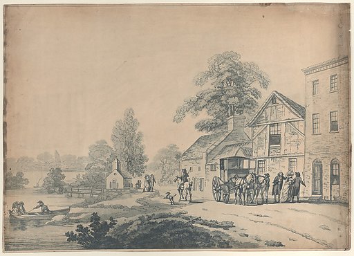 A Coach Outside an Inn