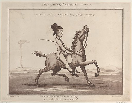 Horse Accomplishments, Sketch 1: An Astronomer !!