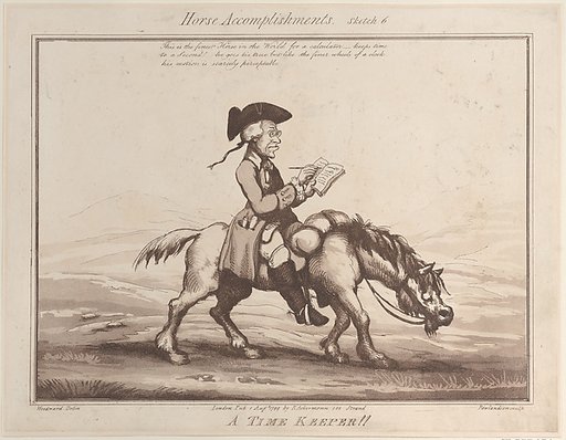 Horse Accomplishments, Sketch 6: A Time Keeper !!