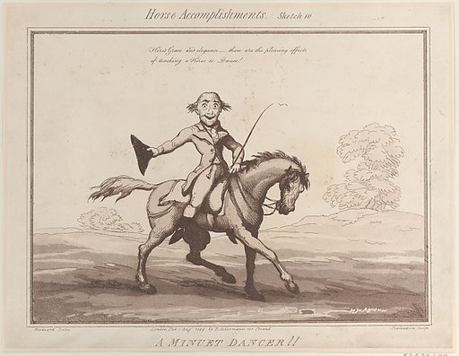 Horse Accomplishments, Sketch 10: A Minuet Dancer !!