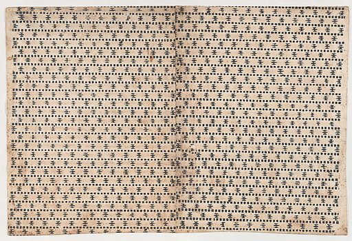 Sheet with overall geometric pattern