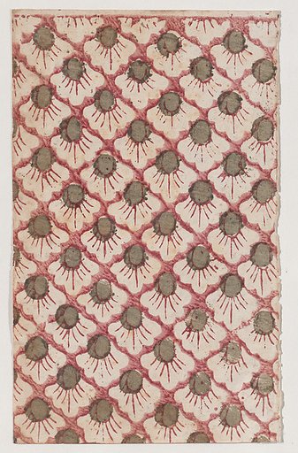 Sheet with overall pattern of petals