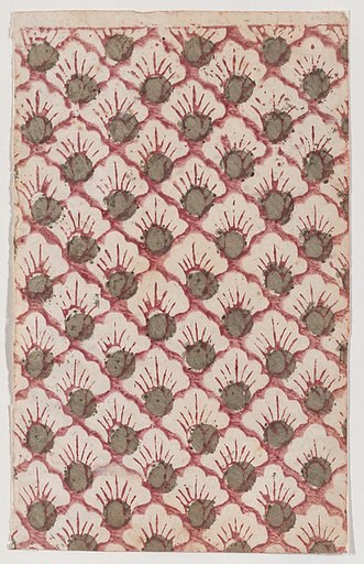 Sheet with overall pattern of petals