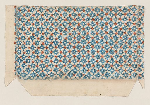 Sheet with overall abstract pattern