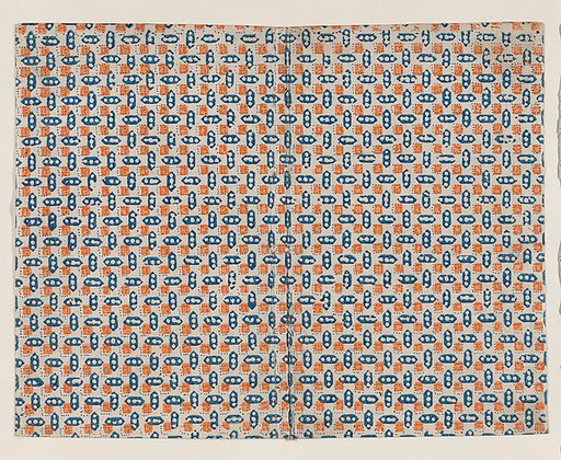Book cover with overall geometric pattern