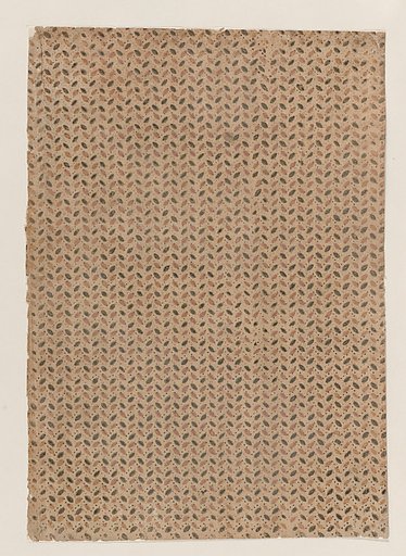 Sheet with overall pattern of dots and ovals
