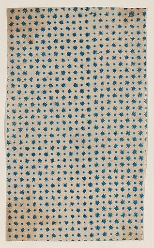 Sheet with dot and star design