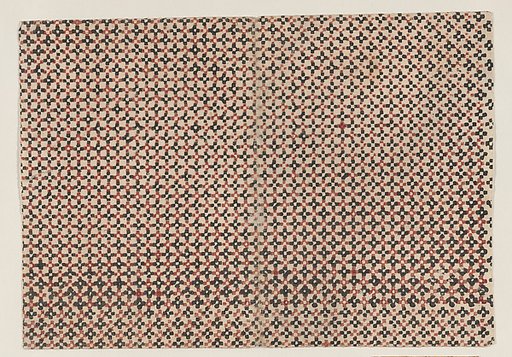 Sheet with overall geometric pattern