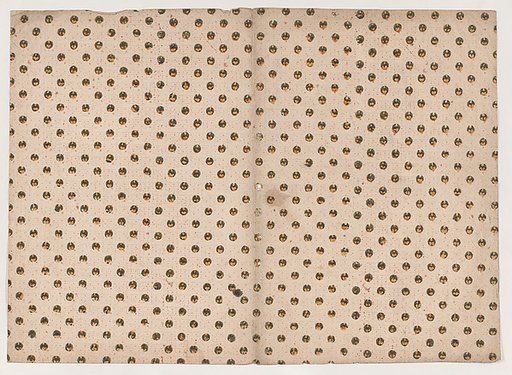 Book cover with overal circle and dot pattern