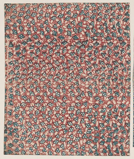 Sheet with overall abstract pattern