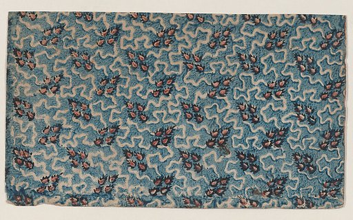 Sheet with overall abstract pattern