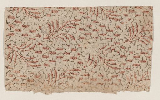 Sheet with overall abstract pattern