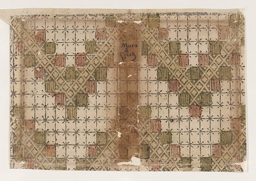 Book cover with overall geometric pattern