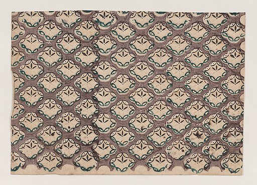Sheet with overall abstract pattern