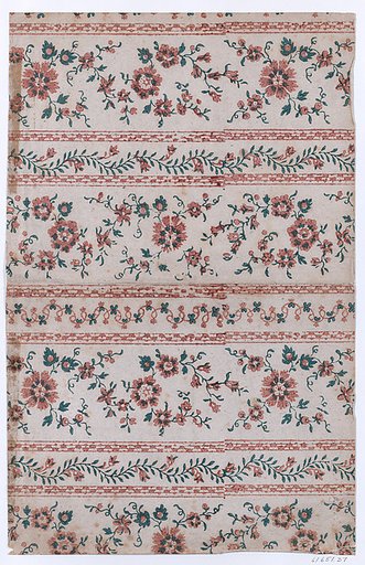 Book cover with two borders with floral patterns