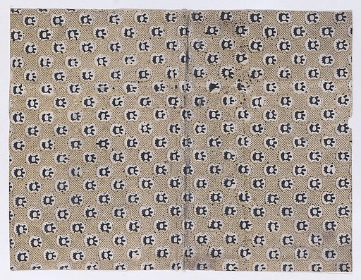 Book cover with overall dot and abstract pattern